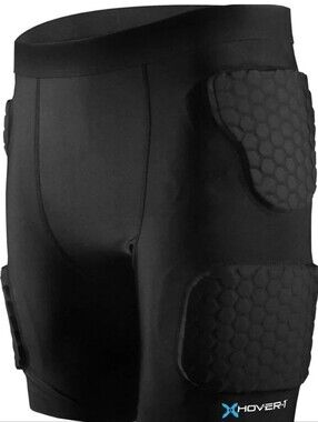 NIB Hover-1 Padded Lightweight Padded Shorts Black Size Small Sports/Bull riding